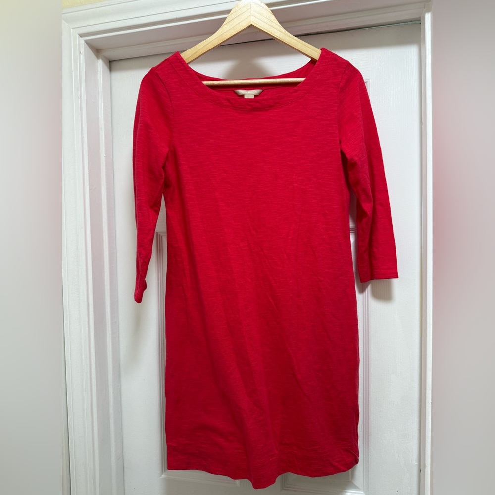 Banana Republic Red T-Shirt Dress Size S